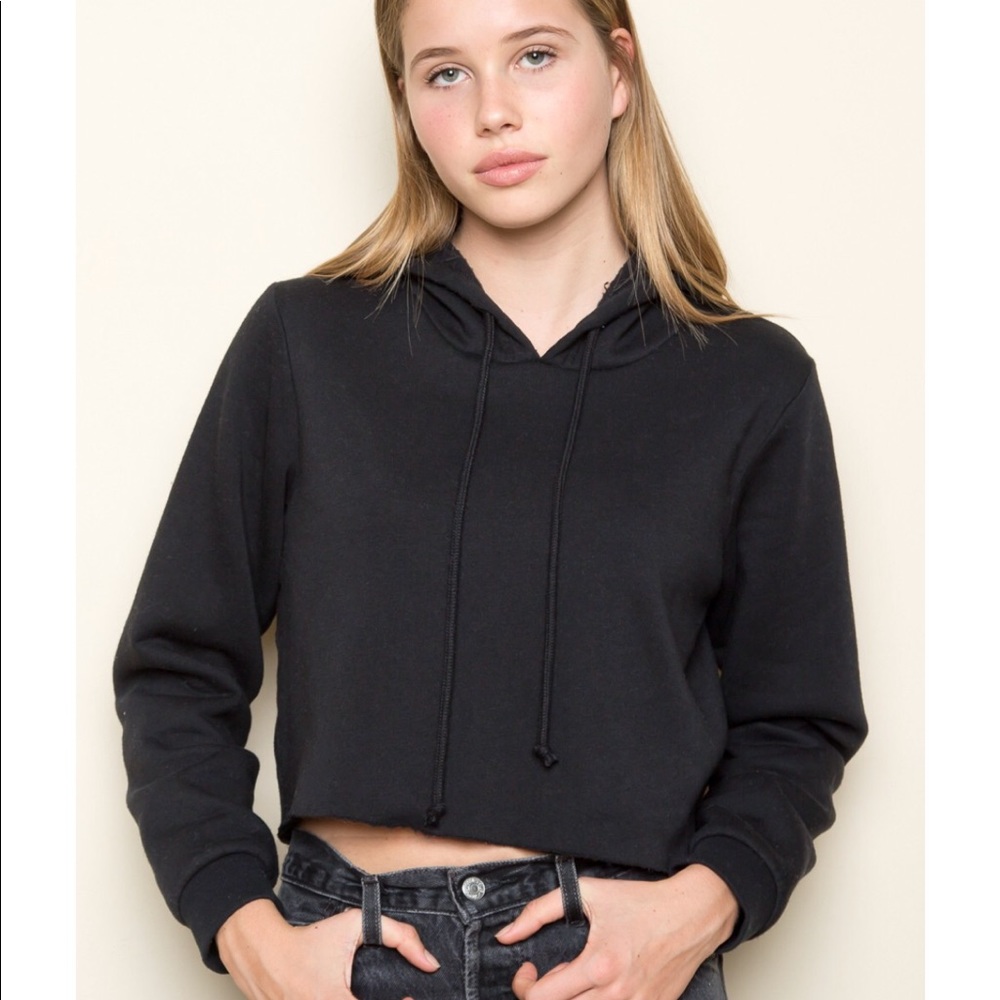 Brandy Melville cropped hoodie